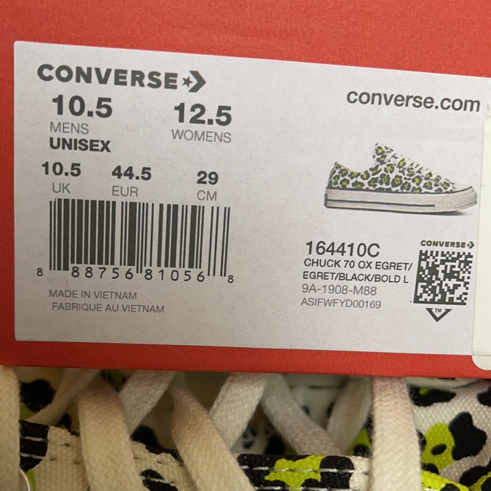 Converse Chuck 70 OX/Egret/Black/Bold MEN`S - Picture 16 of 16